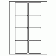 428 - Label Size 70mm x 71mm - 8 labels per sheet